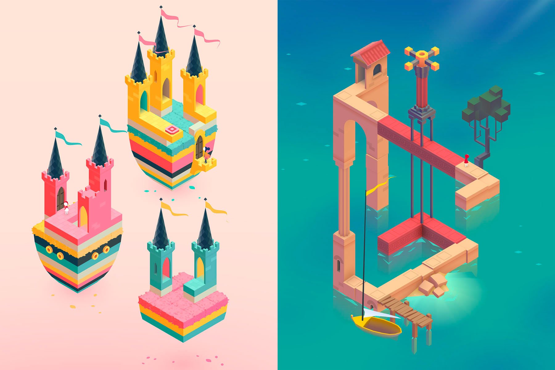 Screenshot of Monument Valley game
