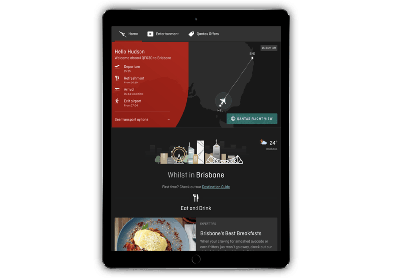 Screenshot of the app