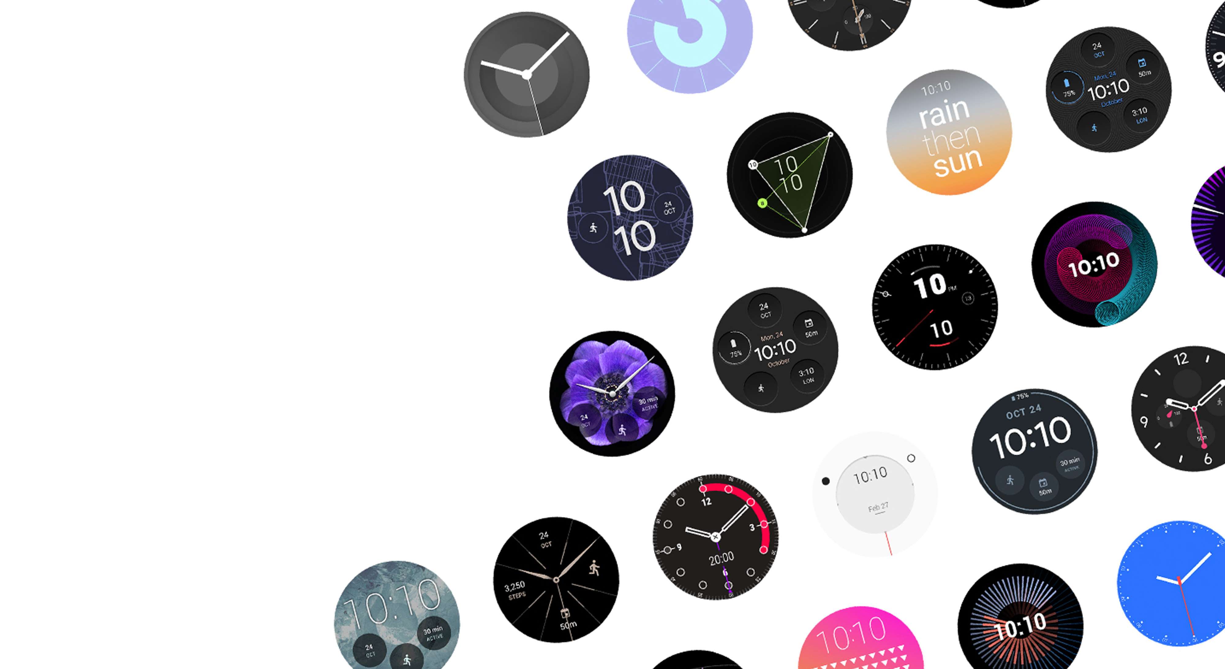 Android wear outlet face