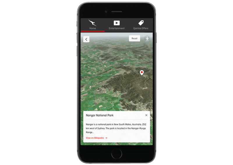 Screenshot of the app
