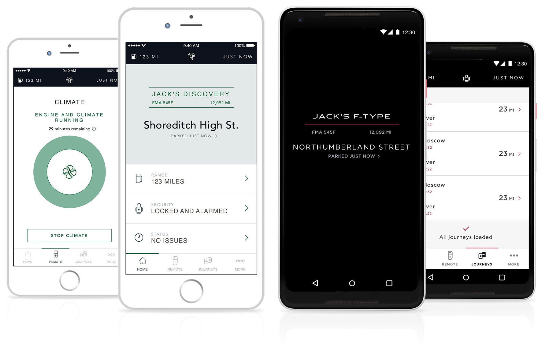 Screenshot of the app